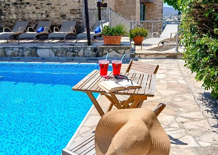 Athena's Pool Oasis Appartement Skarinou